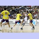 Nikola Karabatic wird attackiert.