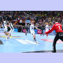 Jubel nach dem Final-Einzug.