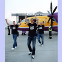 Ankunft in Kiel-Holtenau.