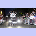 Autokorso zum Rathaus.