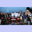 Autokorso zum Rathaus.