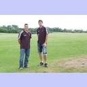 Golfen 2010: Die THW-Neuzug�nge Milutin Dragicevic und Daniel Kubes.