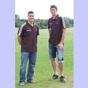 Golfen 2010: Die THW-Neuzug�nge Milutin Dragicevic und Daniel Kubes.