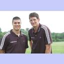 Golfen 2010: Die THW-Neuzug�nge Milutin Dragicevic und Daniel Kubes.