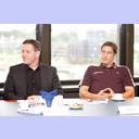 Saisoner�ffnungspressekonferenz 2010: Alfred Gislason und Marcus Ahlm.