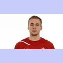 Rene Toft Hansen in the dress of the danish national team.