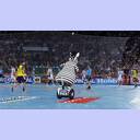 Hein Daddel auf einem Segway.