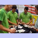 Autogrammstunde in Rostock.