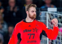 Andreas Wolff in action.