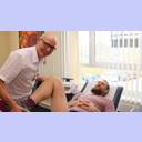 Pavel Horak beim Medizincheck bei Dr. Frank Pries.