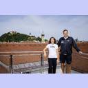 Alisa T�rck und Viktor Szilagyi.