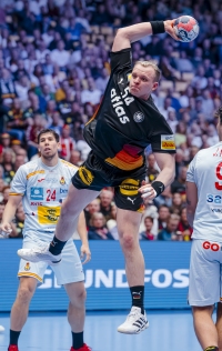 Justus Fischer in action.